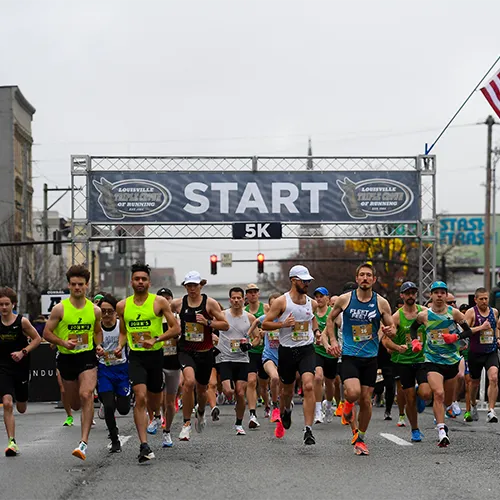 5k start line